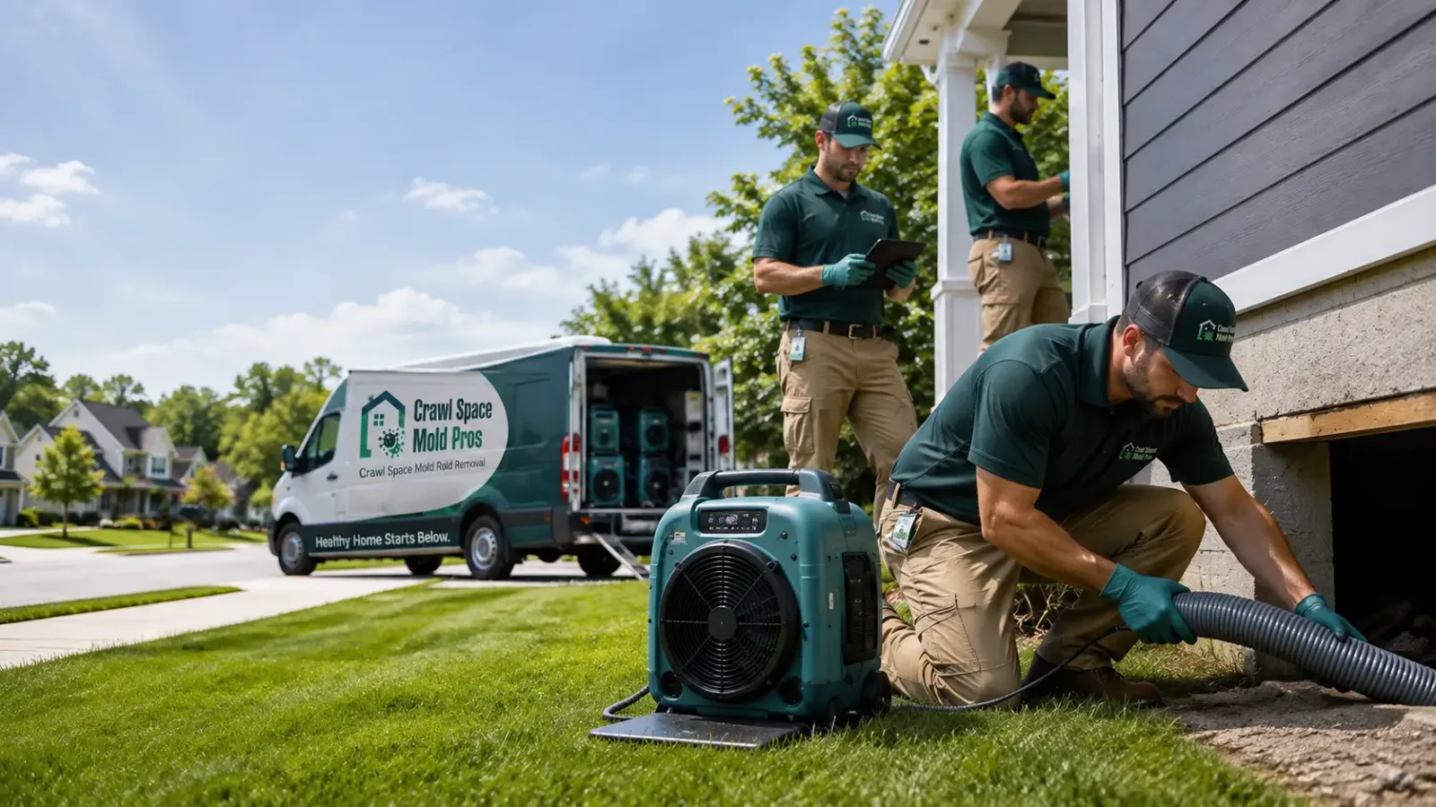 Crawl Space Mold Removal in Thayer, IA